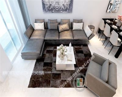 Sofa da phòng khách hiện đại SF-MH-023