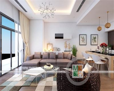 Sofa da phòng khách hiện đại - SF-MH-013